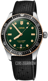 Oris Diving Zielony/Guma Ø40 mm 01 733 7707 4357-07 4 20 18