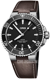 Oris Diving Czarny/Skóra Ø43.5 mm 01 733 7730 4124-07 5 24 10EB