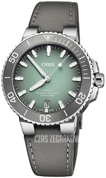 Oris Diving Zielony/Skóra Ø39.5 mm 01 733 7732 4137-07 5 21 12FC