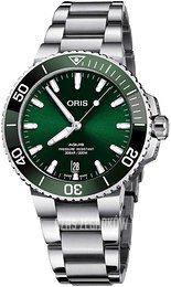 Oris Diving Zielony/Stal Ø41.5 mm 01 733 7766 4157-07 8 22 05PEB
