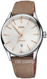 Oris Culture Srebrny/Skóra Ø40 mm 01 737 7721 4031-07 5 21 32FC