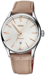 Oris Culture Srebrny/Skóra Ø40 mm 01 737 7721 4031-07 5 21 33FC