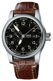 Oris Aviation Czarny/Skóra Ø44 mm 01 745 7629 4064-07 5 22 77FC