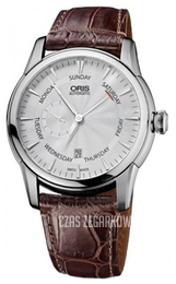 Oris Culture Srebrny/Skóra Ø44 mm 01 745 7666 4051-07 5 23 73FC