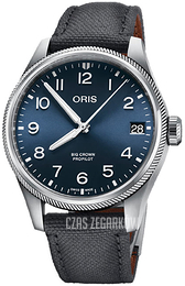 Oris Aviation Niebieski/Skóra Ø41 mm 01 751 7761 4065-07 3 20 05LC