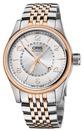 Oris Aviation Srebrny/Stal w kolorze różowego złota Ø40 mm 01 754 7679 4361-07 8 20 32