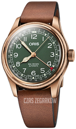 Oris Aviation Zielony/Skóra Ø40 mm 01 754 7741 3167-07 5 20 58BR