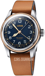Oris Aviation Niebieski/Skóra Ø40 mm 01 754 7741 4365-07 5 20 71