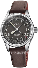 Oris Aviation Czarny/Skóra Ø36 mm 01 754 7749 4064-07 5 17 67
