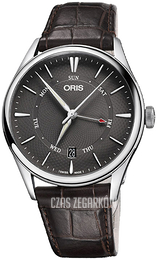 Oris Culture Szary/Skóra Ø40 mm 01 755 7742 4053-07 5 21 65FC