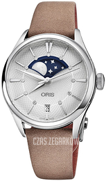 Oris Culture Srebrny/Skóra Ø36 mm 01 763 7723 4051-07 5 18 33FC