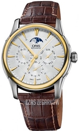 Oris Oris Culture Srebrny/Skóra Ø40.5 mm 01 781 7703 4351-07 5 21 70FC