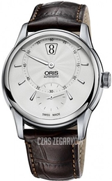 Oris Oris Culture Srebrny/Skóra Ø40.5 mm 01 917 7702 4051-07 1 21 73FC