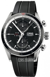 Oris Motor Sport TT1/TT3 Czarny/Guma Ø44 mm 01 674 7661 4154-07 4 22 20FC