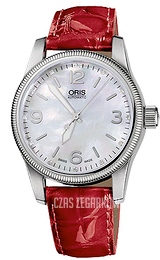 Oris Aviation Big Crown Biały/Skóra Ø38 mm 733 7649 4066 LS red