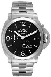 Panerai Contemporary Luminor 3 Days GMT Power Reserve Czarny/Stal Ø44 mm PAM00347