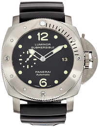Panerai Luminor Czarny/Guma Ø47 mm PAM00571