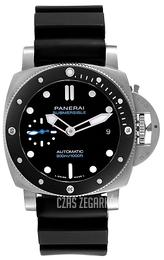 Panerai Luminor Czarny/Guma Ø42 mm PAM00683