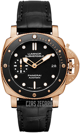 Panerai Luminor Czarny/Skóra Ø42 mm PAM00684