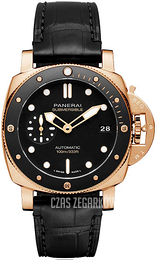 Panerai Luminor Czarny/Skóra Ø42 mm PAM00974