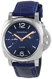 Panerai Luminor Due Niebieski/Skóra Ø38 mm PAM01179
