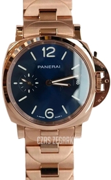 Panerai Luminor Due Niebieski/18 karatowe różowe złoto Ø38 mm PAM01182