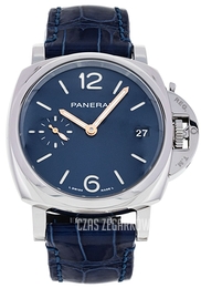 Panerai Luminor Niebieski/Skóra Ø38 mm PAM01273