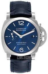 Panerai Luminor Niebieski/Skóra Ø40 mm PAM01370