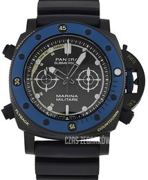 Panerai Submersible Czarny/Guma Ø47 mm PAM02239