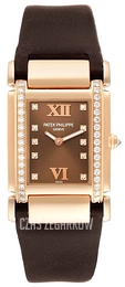 Patek Philippe Twenty~4 Brązowy/Satyna 30x25 mm 4920R/001