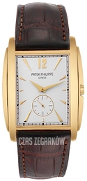 Patek Philippe Gondolo Art Deco Srebrny/Skóra 43x33 mm 5124J/001