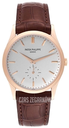 Patek Philippe Calatrava Biały/Skóra Ø37 mm 5196R/001