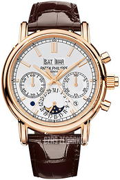 Patek Philippe Grand Complications Srebrny/Skóra Ø40 mm 5204R/001