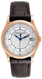 Patek Philippe Calatrava Srebrny/Skóra Ø38 mm 5296R/001