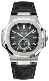 Patek Philippe Nautilus Czarny/Skóra Ø40.5 mm 5726A/001