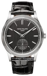 Patek Philippe Calatrava Szary/Skóra Ø39 mm 6119G/001