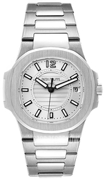 Patek Philippe Nautilus Biały/18 karatowe białe złoto Ø32 mm 7011/1G/001