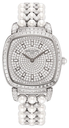 Patek Philippe Gondolo Srebrny/18 karatowe białe złoto 7042/100G/010