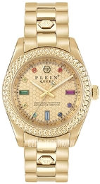 Philipp Plein Queen Zloty/Stal w odcieniu złota Ø36 mm PWDAA0721