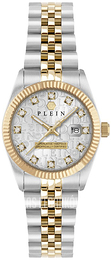 Philipp Plein Superlatives Srebrny/Stal w odcieniu złota Ø28 mm PWNFA0425