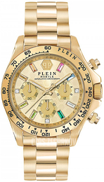 Philipp Plein Street Couture Żółte złoto/Stal w odcieniu złota Ø38.5 mm PWSBA0223