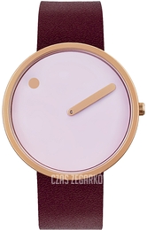 PICTO Classic Purpurowy/Skóra Ø40 mm 43382-4920MR