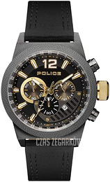 Police Czarny/Skóra Ø47 mm 15529JSU.02