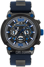 Police Armor Czarny/Stal Ø50 mm P14378JSU13P