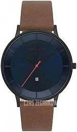 Police Niebieski/Skóra Ø40 mm P15400JSU03