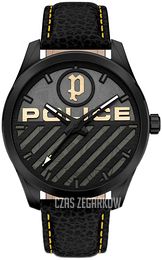 Police Grille Szary/Skóra Ø42 mm PEWJA2121403