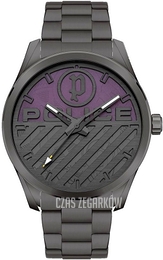 Police Czarny/Stal Ø42 mm PEWJG2121405