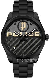 Police Czarny/Stal Ø42 mm PEWJG2121406