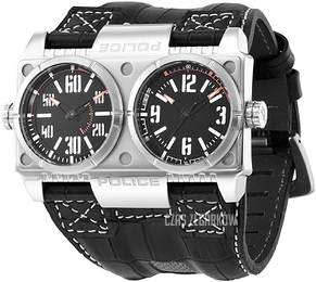 Police Czarny/Skóra Ø63 mm PL12899XS.02