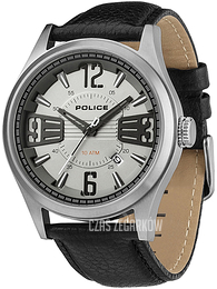 Police Srebrny/Skóra Ø46 mm PL13453JS.61